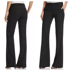 Theory Demitria Wool-Blend Flared Pants